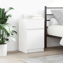 vidaXL 2 db fehér szerelt fa éjjeliszekrény 39x35x65 cm (861320) - vidaxl