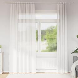 vidaXL 2 db fehér fátyolfüggönyök hurokkal 140x245 cm (4102334)
