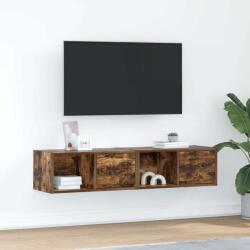vidaXL 2 db füstös tölgy színű szerelt fa TV-szekrény 60x31x25, 5 cm (861445)