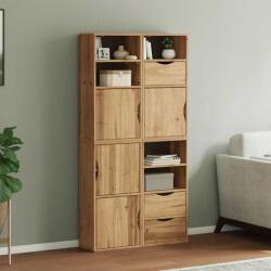 vidaXL 4 db tömörfa fenyőfa oldalsó szekrény ODDA 40x24x79 cm (3365350)