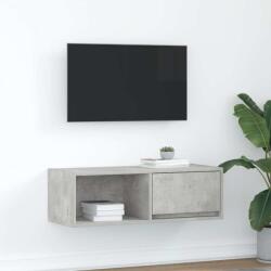 vidaXL betonszürke szerelt fa TV-szekrény 80x31x25, 5 cm (861460)