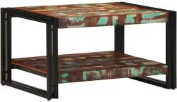 vidaXL többszínű tömör újrahasznosított fa dohányzóasztal 90x50x38cm (4102720) - vidaxl