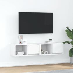 vidaXL 2 db fehér szerelt fa TV-szekrény 60x31x25, 5 cm (861437)