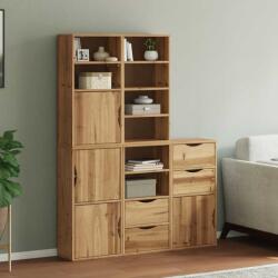vidaXL 5 db tömörfa fenyőfa oldalsó szekrény ODDA 40x24x79 cm (3365358)