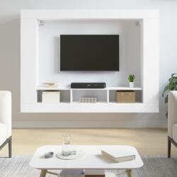 vidaXL fehér szerelt fa TV-szekrény 152 x 22 x 113 cm (833722)