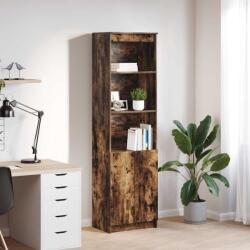 vidaXL füstös tölgy színű szerelt fa magasszekrény 50x35x180 cm (3328466)