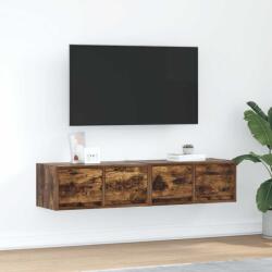 vidaXL 2 db füstös tölgy színű szerelt fa TV-szekrény 60x31x25, 5 cm (861499)