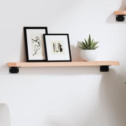 vidaXL kezeletlen tömör tölgyfa fali polc 60x10x2 cm (363518) - vidaxl