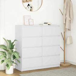 vidaXL fehér szerelt fa tálalóasztal 100x35x99 cm (3328489) - vidaxl