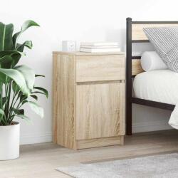 vidaXL 2 db sonoma tölgy színű szerelt fa éjjeliszekrény 39x35x65 cm (861324) - vidaxl