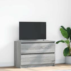 vidaXL szürke sonoma színű szerelt fa TV-szekrény 80x35x54 cm (861792)
