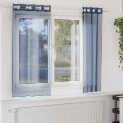 vidaXL 2 db királykék voile függönyök grommets (4102113)