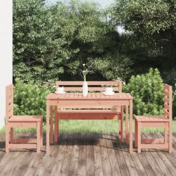 vidaXL 4 részes tömör duglászfenyő kerti étkezőgarnitúra (3154694) - vidaxl