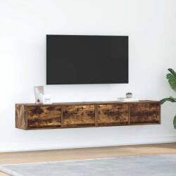 vidaXL 2 db füstös tölgy színű szerelt fa TV-szekrény 80x31x25, 5 cm (861517)