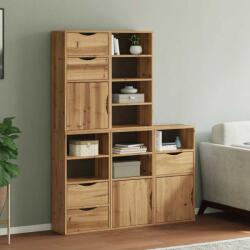 vidaXL 5 db tömörfa fenyőfa oldalsó szekrény ODDA 40x24x79 cm (3365366)