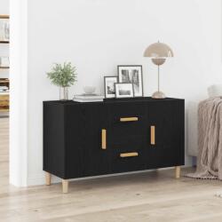 vidaXL fekete tölgy szerelt fa tálalószekrény 100 x 36 x 60 cm (862094)