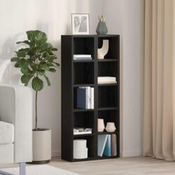 vidaXL 2 db fekete tölgy színű szerelt fa CD-szekrény 21x16x93, 5 cm (861986)
