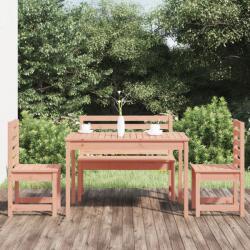 vidaXL 4 részes tömör duglászfenyő kerti étkezőgarnitúra (3154700) - vidaxl