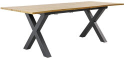 Invicta WILD barna tölgyhatású bővíthető étkezőasztal 160-200cm