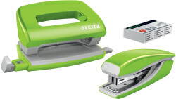 Leitz Set mini capsatoare și perforatoare LEITZ WOW, verde (55612054)