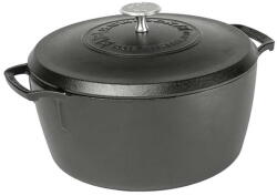LODGE Ceaun din fonta cu capac - cuptor olandez triplu asezonat Lodge Blacklock 26 cm 5, 2 litri L-BL02DO (L-BL02DO)