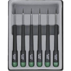 Donau Elektronik Lapos csavarhúzó készlet, 6 részes, pengehossz 40 mm, Donau 280-60