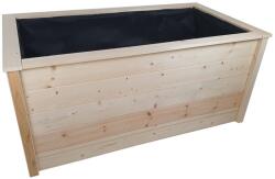 Tonap Pat ridicat din lemn, 156 x 70 x 85 cm (VZ2)