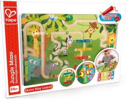Hape Jucarie din lemn Hape Labirint magnetic, Jungla