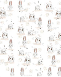 Color pelenkázó lap sík 70x50cm Nyuszik tapéta - babycenter-online