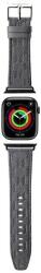 Karl Lagerfeld Saffiano Monogram szíj Apple Watch 38/40/41mm - ezüst