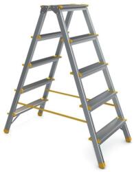 Alverosal Scara aluminiu 2 tronsoane, 5 trepte, 1, 11m, Alverosal, 484759 (484759)