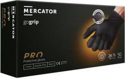 Mercator Medical MERCATOR gogrip prémium munkavédelmi nitril kesztyű - Fekete - 50 db - S