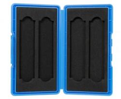 LogiLink Tárolódoboz 4x M. 2 NGFF/NVMe SSD-hez, ütésálló, kék (UA0417)