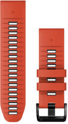 Garmin Óraszíj Garmin 26 mm piros/grafit szilikon (QuickFit) Okosórához (010-13281-04)