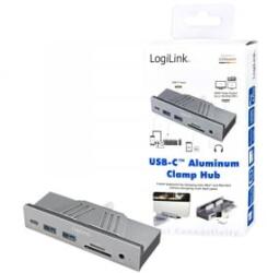LogiLink USB-C Multifunkcionális Hub iMac Pro-hoz, alumínium, USB 3.2 Gen1x1 (UA0347) (UA0347)