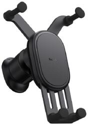 Baseus [Honor Magic7 Pro] autós tartó (szellőzőre, gravitációs, 15W, wireless, 5.4-6.7 méret) FEKETE