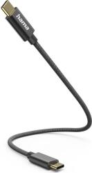 Hama Кабел за зареждане, usb-c -usb-c, 0.2м, черен (hama-201604) - cybertrade