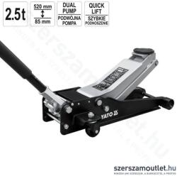 TOYA Alacsony profilú hidraulikus krokodilemelő dupla dugattyúval 2, 5t (YT-17207) (YT-17207)