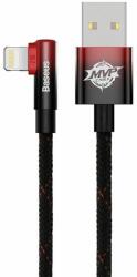 Baseus Кабел Baseus MVP 2 Elbow, от USB A(м) към Lightning(м), 1m, черен (CAVP000020)