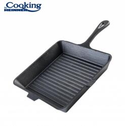 Heinner Tigaie Grill Fonta Pura, 25 X 4.7 Cm, Cooking By Heinner (hr-tnj-g25) - shoppix