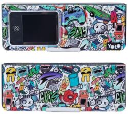 YOLO Penar școlar retro YOLO Graffitti Wall - Cu placă electronică LCD (121279-165-78) Penar