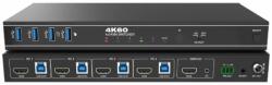 EVOCONNECT Switch KVM EvoConnect KSWB41H, 5 x HDMI, Black (HDCVT-HDC-KSWB41H)