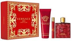 Versace Set cadou Versace Eros Flame pentru bărbați Barbati EDP 100 ml + EDP 10 ml + geantă de toaletă