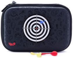 YOLO Penar școlar YOLO - Dart Game, 2 fermoar, cu săgeți (121284-165-6) Penar