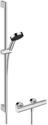 Hansgrohe Pulsify Select S - Set de duș cu termostat, 3 jeturi, EcoSmart, crom 24271000 (24271000)
