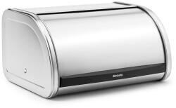 Brabantia Cutie de paine Brabantia Roll Top 646889, 11 L, 31.6x26.5 cm, Structura speciala, Inox/mat (646889)