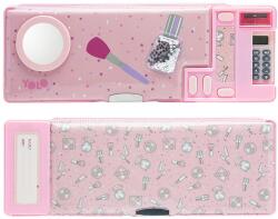 YOLO Penar școlar retro YOLO Beauty - Cu calculator (121278-165-5) Penar