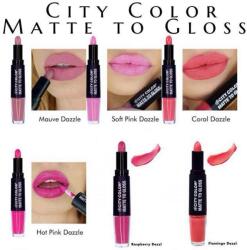  City color matte to gloss ДВОЙНО ЧЕРВИЛО МАТ