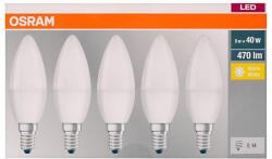 OSRAM KÉSZLET 5x LED izzó BASE B40 E14/4, 9W/230V 2700K - Osram 4058075184411 (P22659)