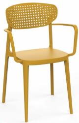  Műanyag karosszék AIRE ARMCHAIR mustársárga (541205)